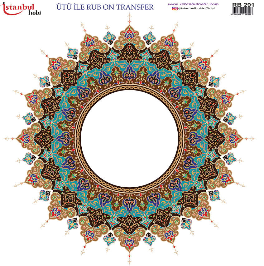 Ütü ile Rub On Transfer Kağıdı 30x30cm RB-291