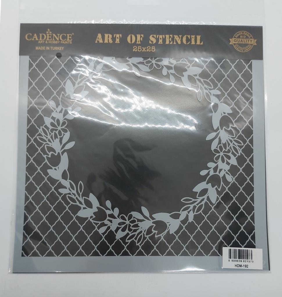 Cadence Home Dekor Stencil 25x25 HDM192