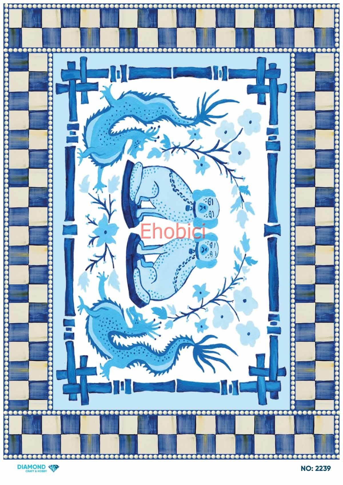 Diamond Pirinç Dekopaj Kağıdı - 2239