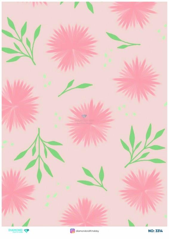 Diamond Pirinç Dekopaj Kağıdı - 3314