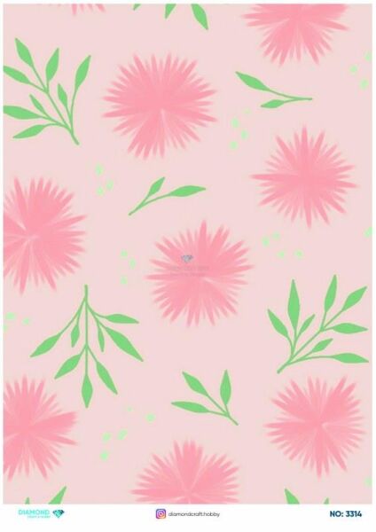 Diamond Pirinç Dekopaj Kağıdı - 3314