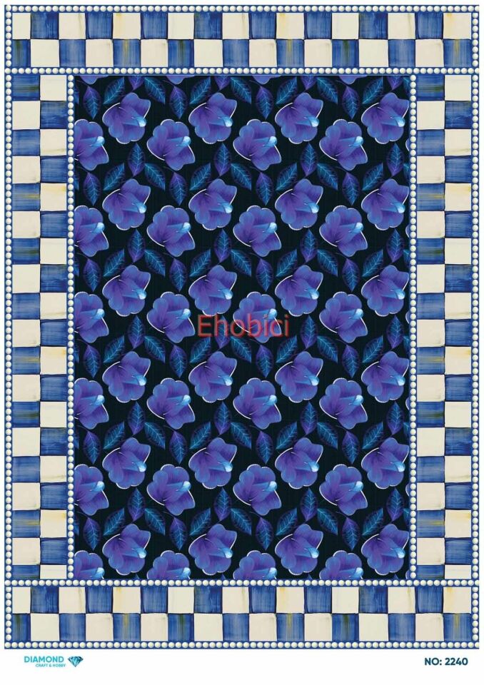 Diamond Pirinç Dekopaj Kağıdı - 2240