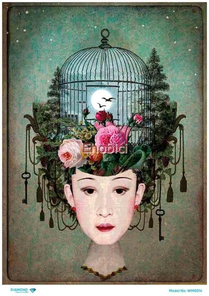 Diamond Pirinç Dekopaj Kağıdı - WM-014