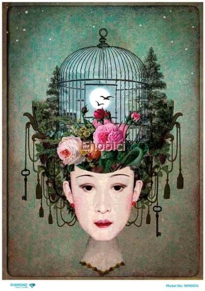 Diamond Pirinç Dekopaj Kağıdı - WM-014