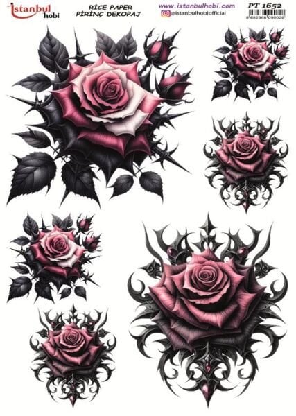 Pirinç Dekopaj Kağıdı 30x42cm PT-1652