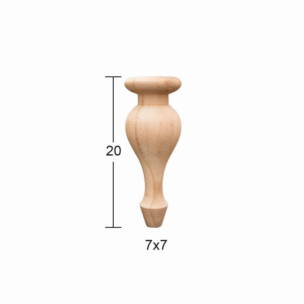 Torna Ayak 20cm Doğal Ağaç FT-01