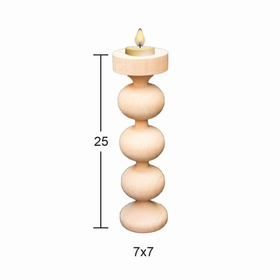 Ahşap Şamdan ŞA-25