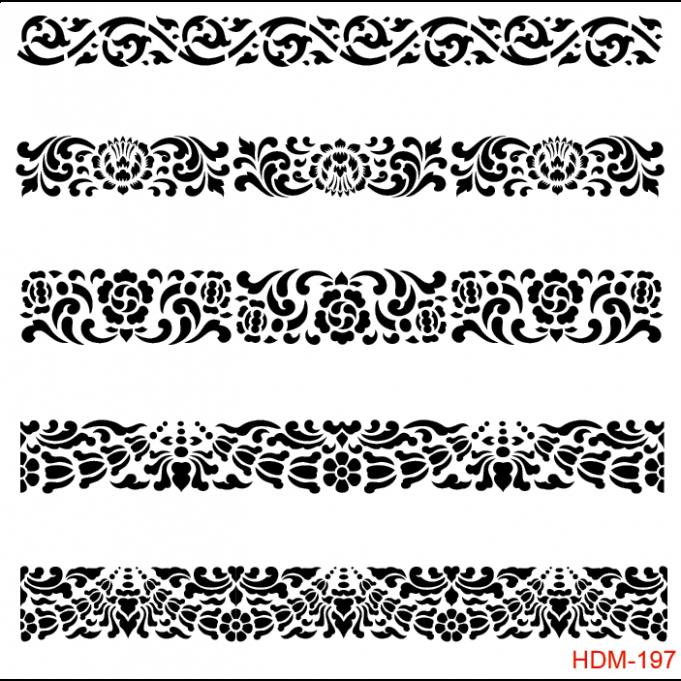 Cadence Home Dekor Stencil 25x25 HDM197