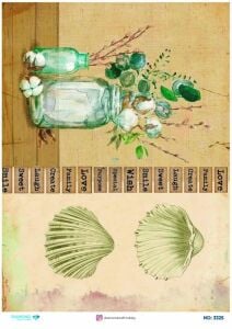 Diamond Pirinç Dekopaj Kağıdı - 3325