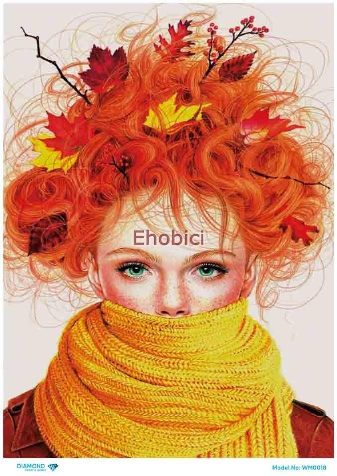 Diamond Pirinç Dekopaj Kağıdı - WM-018