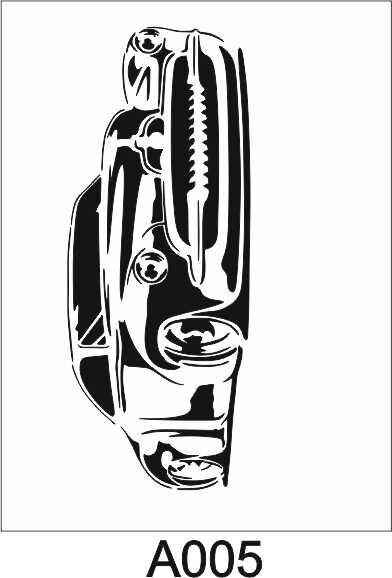 Araç Model Stencil Şablon (21x30) A-005