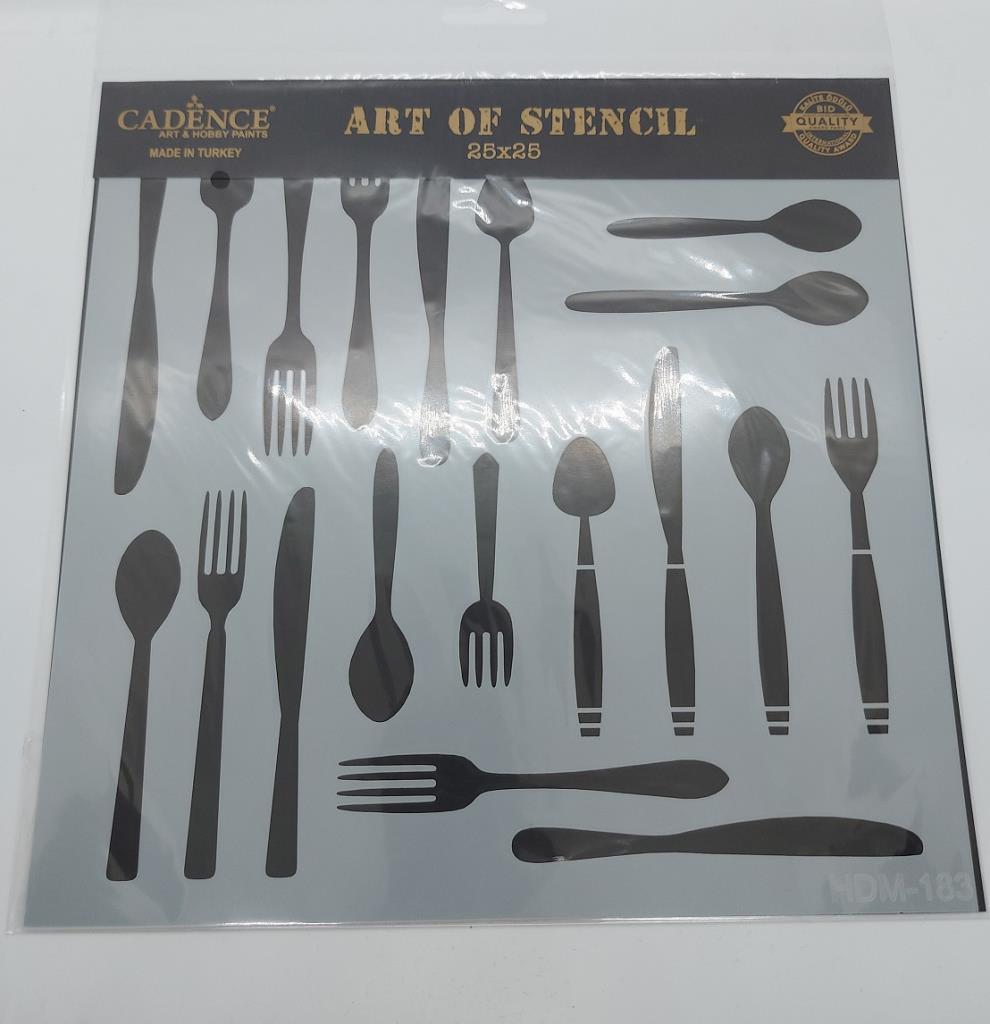 Cadence Home Dekor Stencil 25x25 HDM183