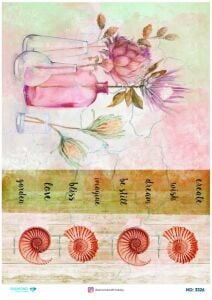 Diamond Pirinç Dekopaj Kağıdı - 3326