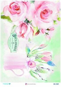 Diamond Pirinç Dekopaj Kağıdı - 3327