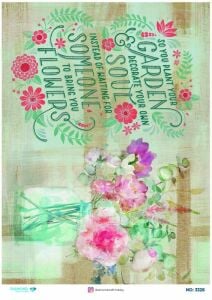 Diamond Pirinç Dekopaj Kağıdı - 3328