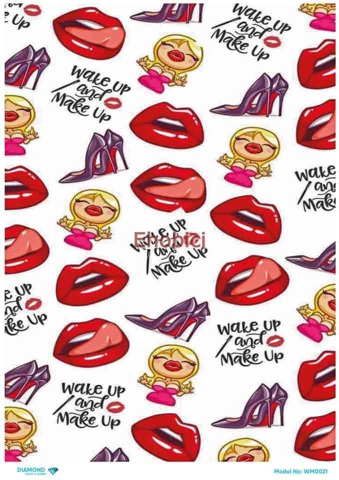 Diamond Pirinç Dekopaj Kağıdı - WM-021