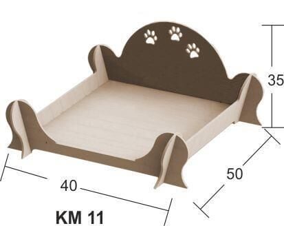 Ahşap Kedi Yatağı 50x40cm KM-11