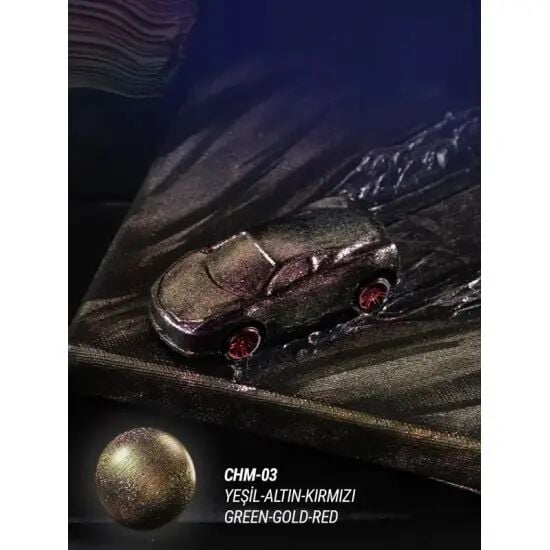 Chameleon Renk Değiştiren Metalik Boya 30ML CHM03 (Yeşil-Altın-Kırmızı)