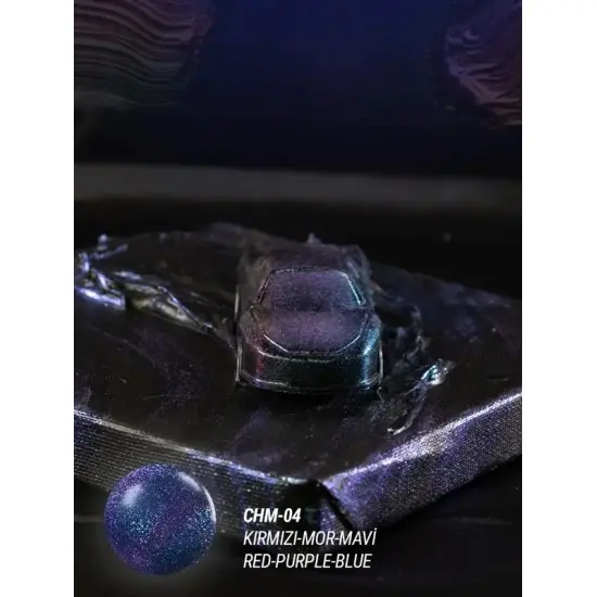 Cadence Chameleon Renk Değiştiren Metalik Boya 30ML CHM04 (Kırmızı-Mor-Mavi)
