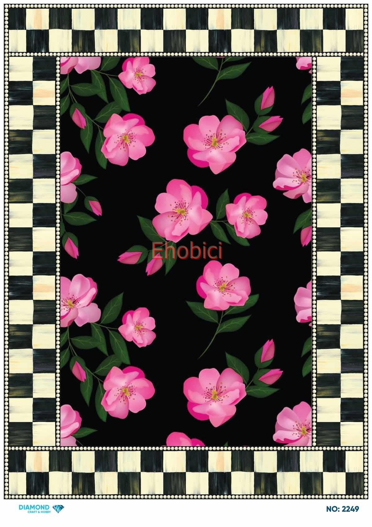 Diamond Pirinç Dekopaj Kağıdı - 2249