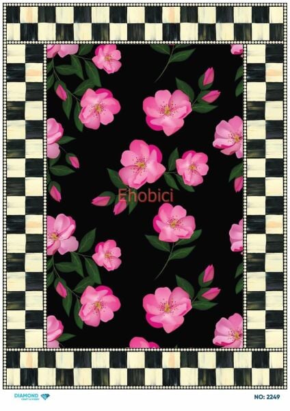 Diamond Pirinç Dekopaj Kağıdı - 2249