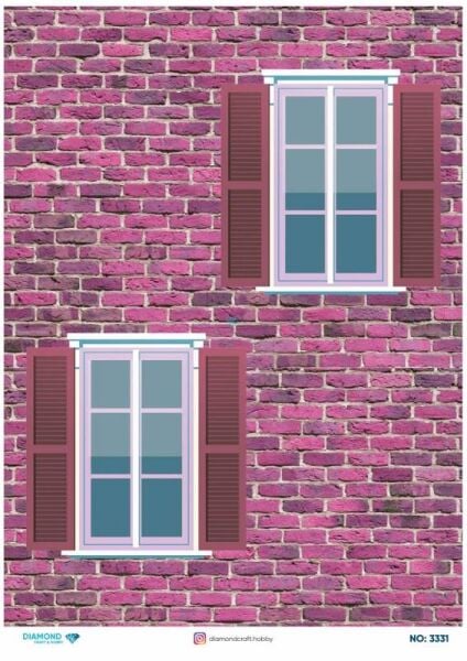 Diamond Pirinç Dekopaj Kağıdı - 3331