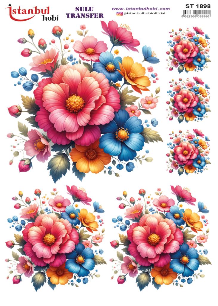 Sulu Transfer Kağıdı 25x35cm ST-1898