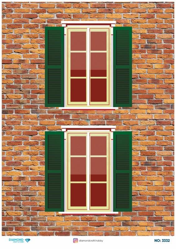 Diamond Pirinç Dekopaj Kağıdı - 3332