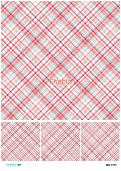 Diamond Pirinç Dekopaj Kağıdı - 2252