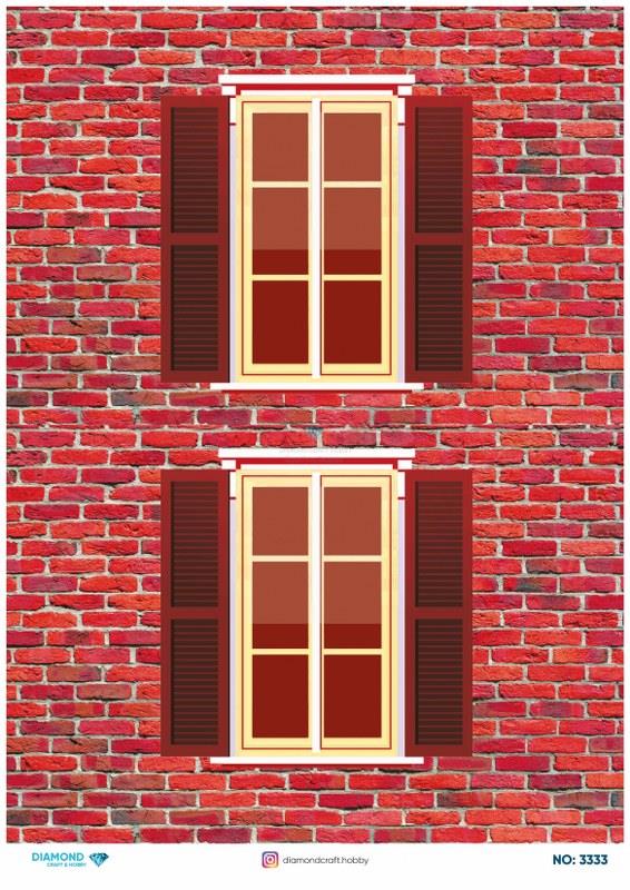 Diamond Pirinç Dekopaj Kağıdı - 3333