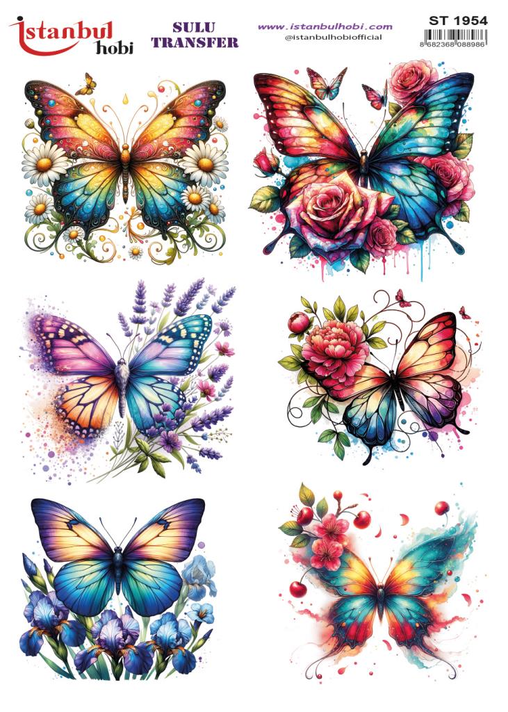 Sulu Transfer Kağıdı 25x35cm ST-1954