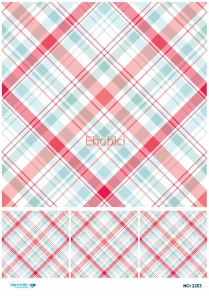 Diamond Pirinç Dekopaj Kağıdı - 2253