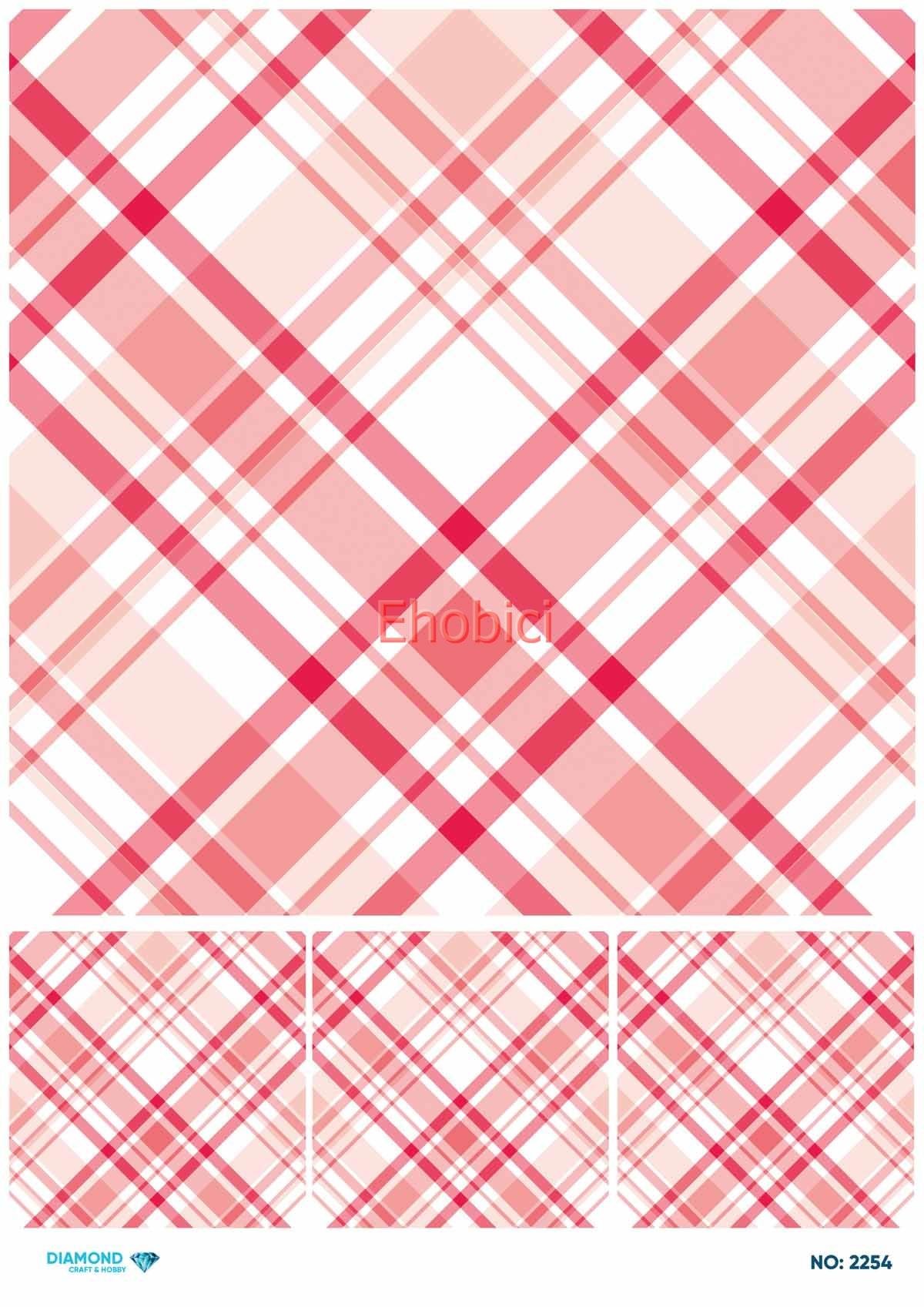 Diamond Pirinç Dekopaj Kağıdı - 2254