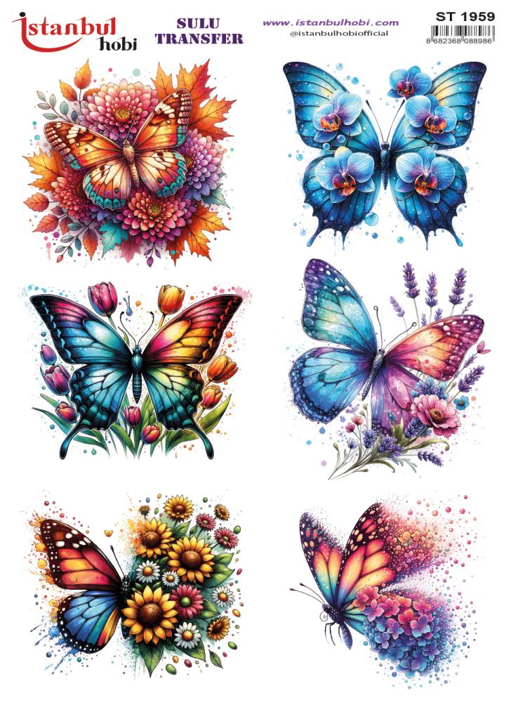 Sulu Transfer Kağıdı 25x35cm ST-1959