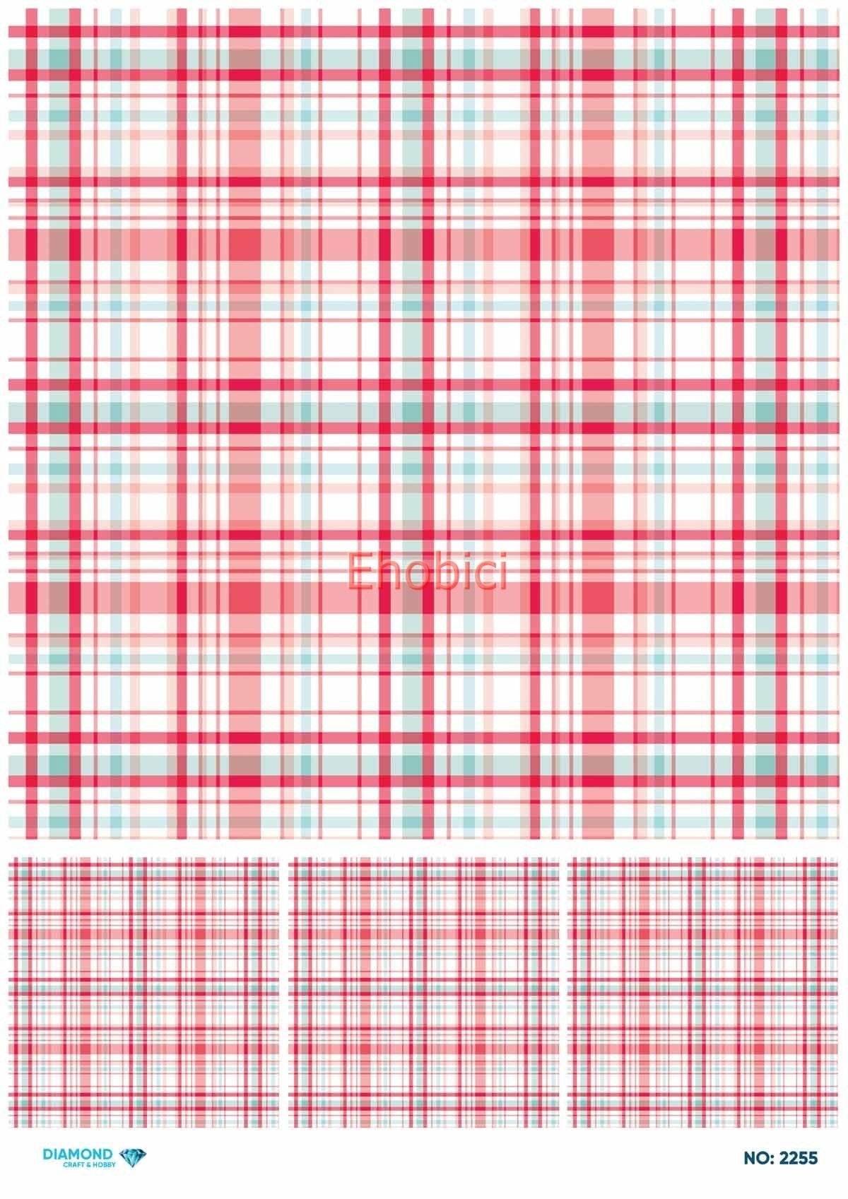 Diamond Pirinç Dekopaj Kağıdı - 2255