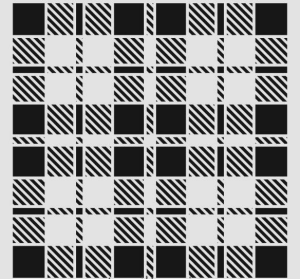 Geometrik Desenler Stencil Şablon (25x25) GE-065