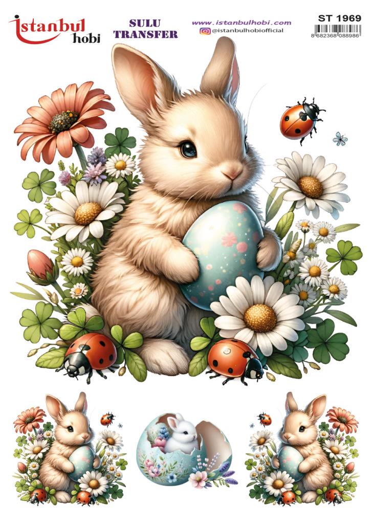 Sulu Transfer Kağıdı 25x35cm ST-1969