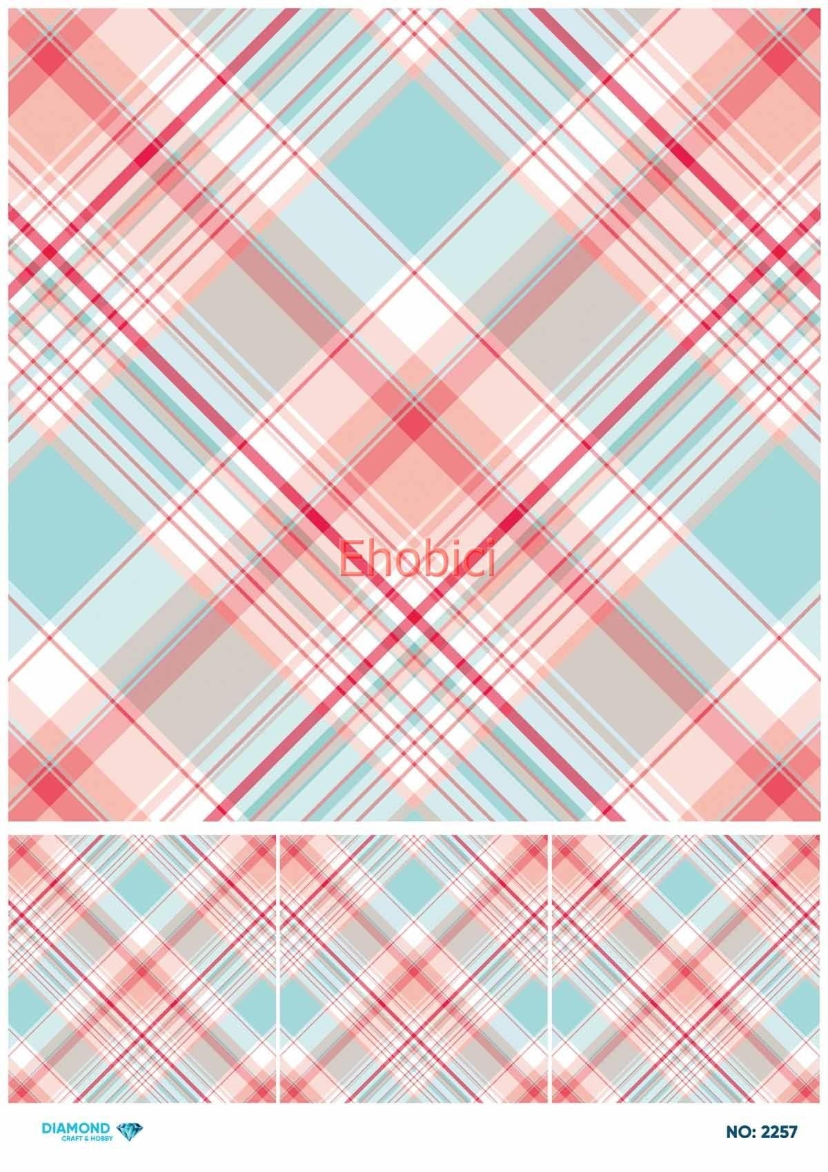 Diamond Pirinç Dekopaj Kağıdı - 2257