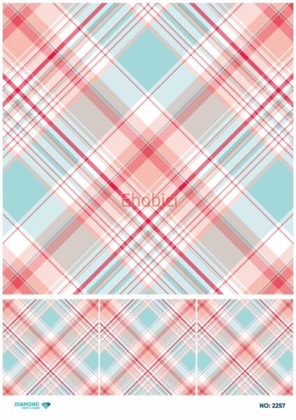 Diamond Pirinç Dekopaj Kağıdı - 2257