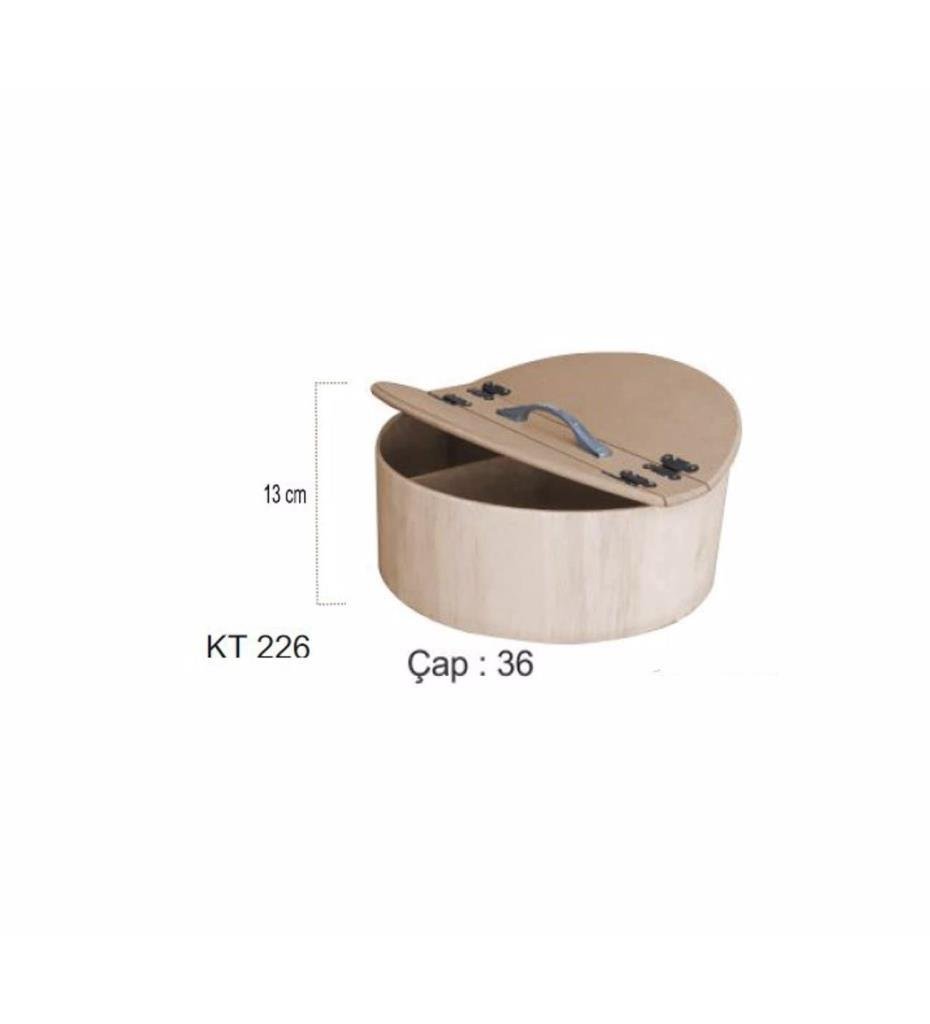 Kavak Dikiş Kutusu Çapı 36cm KT-226