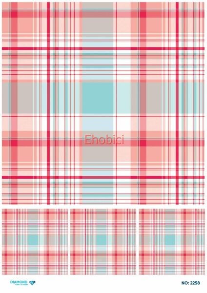 Diamond Pirinç Dekopaj Kağıdı - 2258