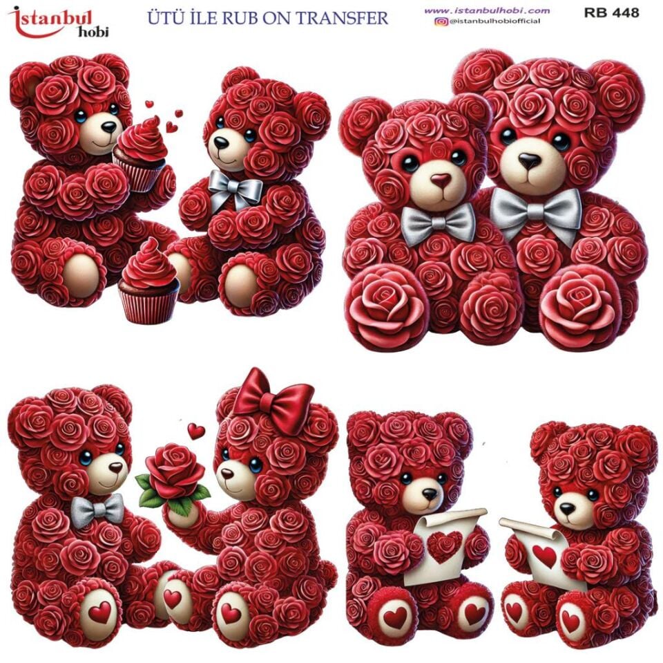Ütü ile Rub On Transfer Kağıdı 30x30cm RB-448