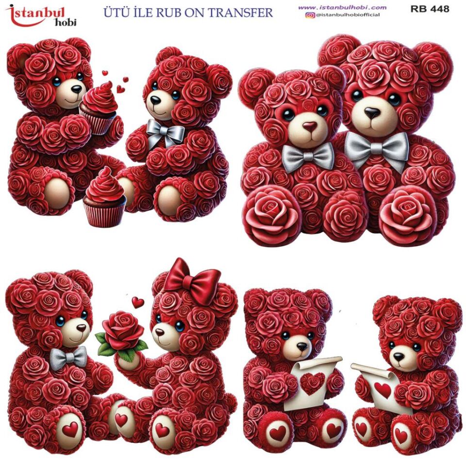 Ütü ile Rub On Transfer Kağıdı 30x30cm RB-448
