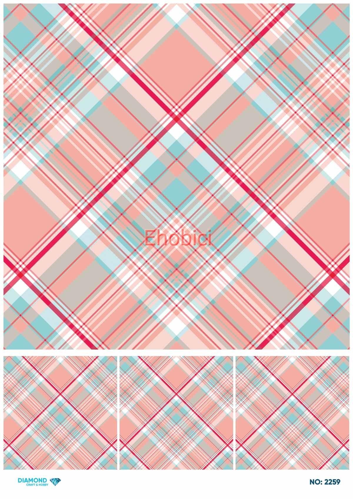 Diamond Pirinç Dekopaj Kağıdı - 2259