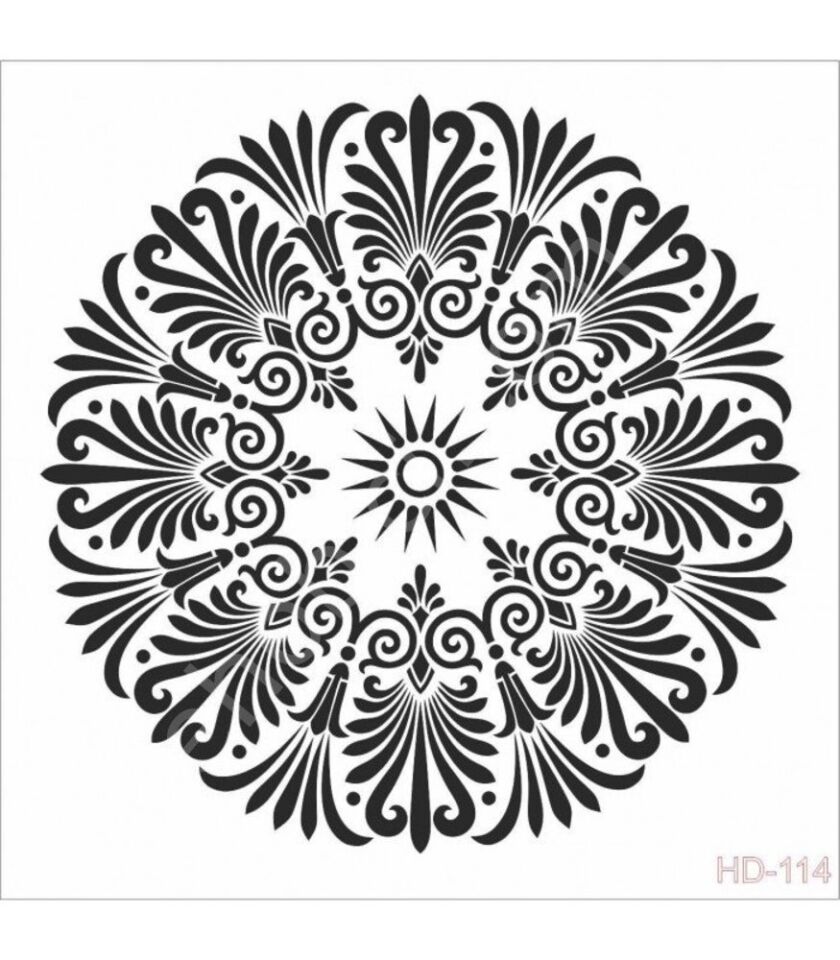 HD114 Cadence Home Dekor Stencil 45x45