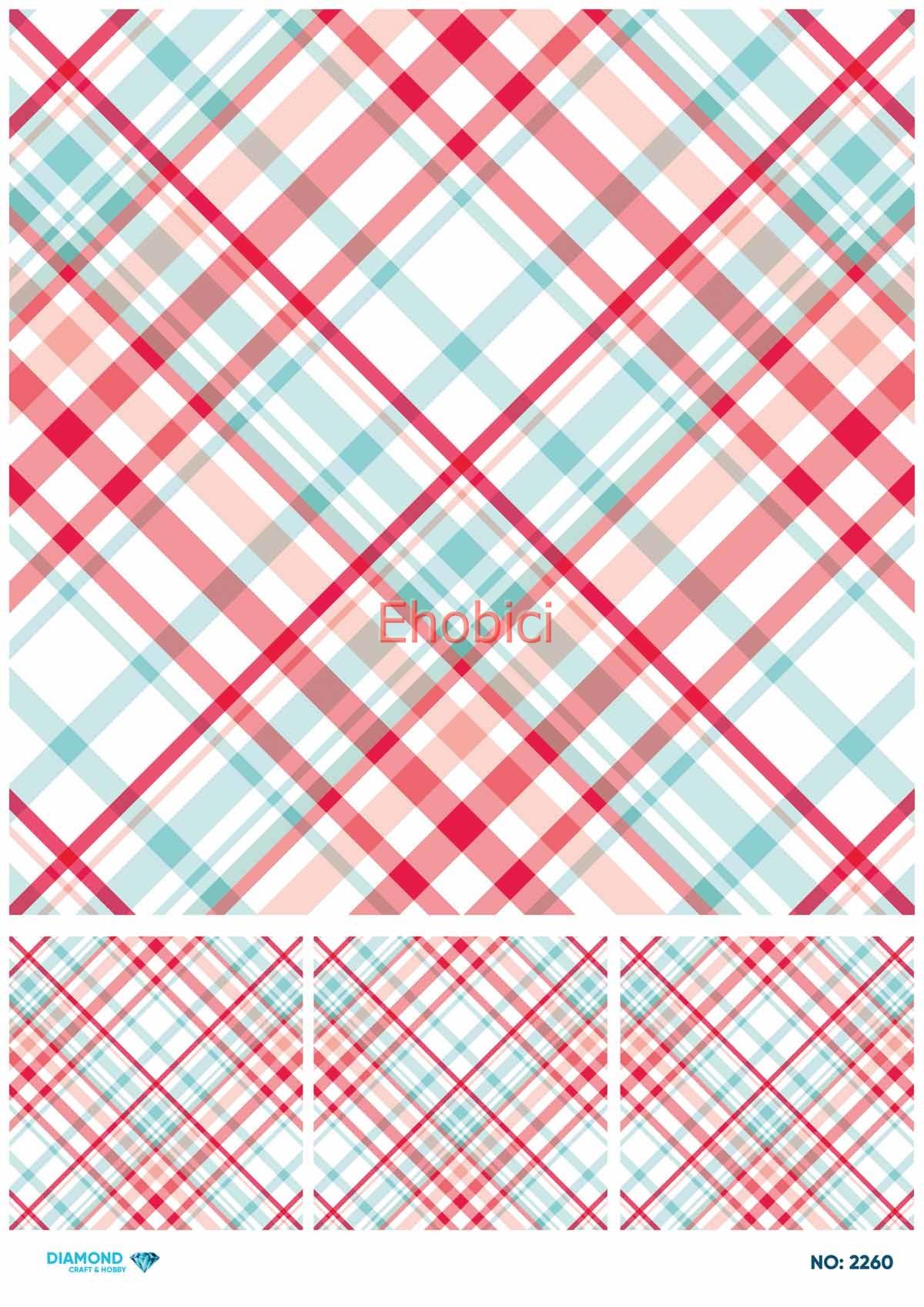 Diamond Pirinç Dekopaj Kağıdı - 2260