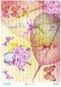 Diamond Pirinç Dekopaj Kağıdı - 3341