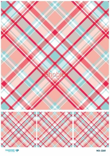 Diamond Pirinç Dekopaj Kağıdı - 2261