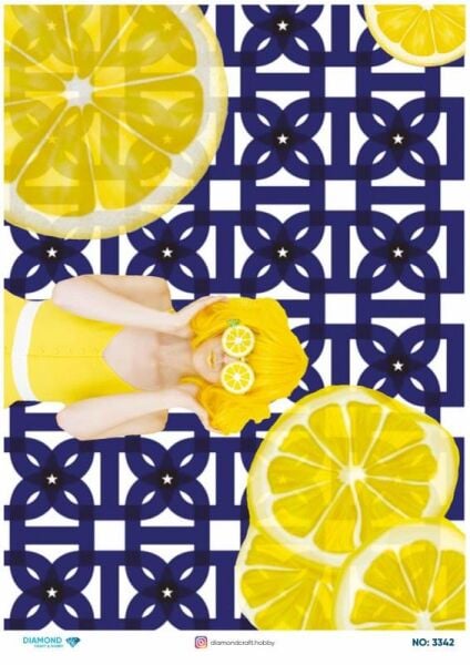 Diamond Pirinç Dekopaj Kağıdı - 3342