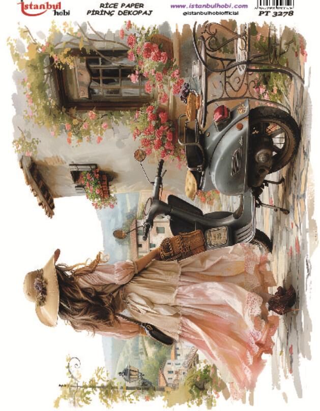Pirinç Dekopaj Kağıdı 30x42cm PT-3278